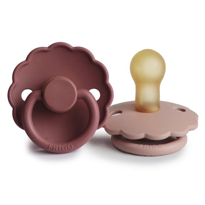 Pack 2 Chupetes Daisy Latex - Blush / Woodchuck